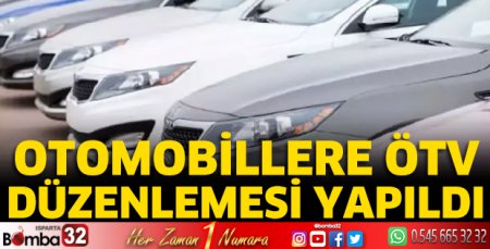 Otomobillere ÖTV düzenlemesi