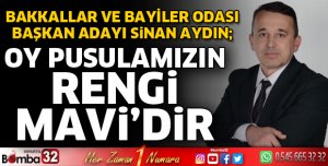 Oy pusulamızın rengi Mavi’dir