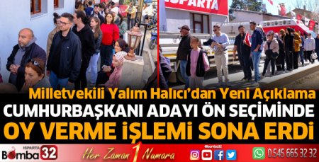 Oy verme işlemi sona erdi