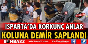 OYUN OYNAYAN ÇOCUĞUN KOLUNA DEMİR SAPLANDI