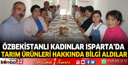 Özbekistanlı kadınlar Isparta'da