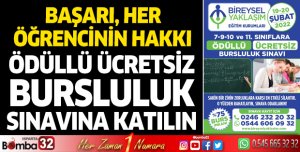 Özel Bireysel Yaklaşım Eğitim Kurumları Ücretsiz bursluluk sınavına katılın
