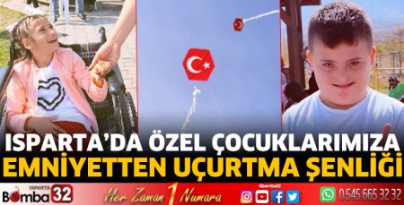 Özel çocuklarla birlikte uçurtma şenliği düzenlendi