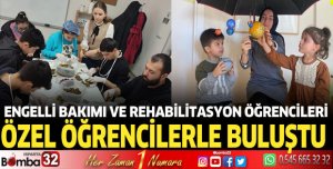 Özel gereksinimli öğrencilerle ders yaptılar