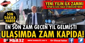 ÖZEL HALK OTOBÜSLERİNDE YENİ YILIN İLK ZAMMI