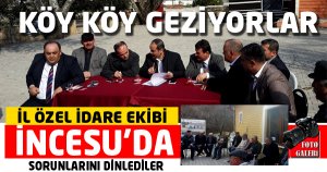 ZADEOĞLU İNCESU'NUN SORUNLARINI DİNLEDİ 