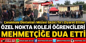 ÖZEL NOKTA KOLEJİ ÖĞRENCİLERİ MEHMETÇİĞİMİZE DUA ETTİ
