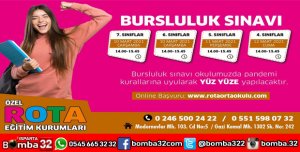 Özel Rota'dan Bursluluk Sınavı