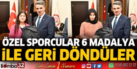 Özel sporculardan büyük başarı