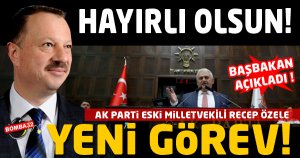 ÖZELE YENİ GÖREV HAYIRLI OLSUN !