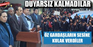 ÖZGARDAŞLARIN SESİNE ÜLKÜCÜLER KULAK VERDİ