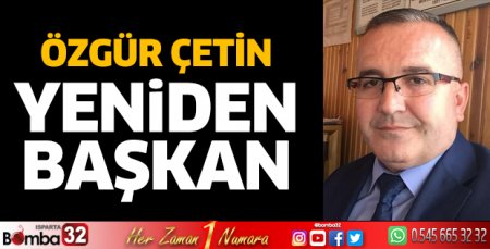 Özgür Çetin yeniden başkan
