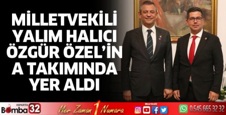Özgür Özel’in A takımında Halıcı da var