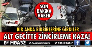 ÖZKANLAR KAVŞAĞI ALT GEÇİTTE KAZA