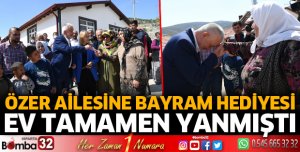 Özler ailesine bayram hediyesi