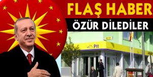 Özür dilediler