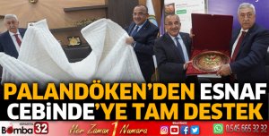 Palandöken’den Esnaf Cebinde’ye tam destek