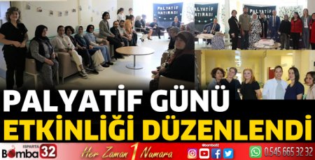 Palyatif Günü etkinliği düzenlendi