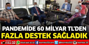 Pandemi de 60 Milyar TL’den fazla destek sağladık