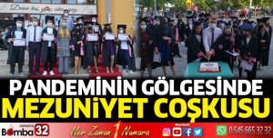 Pandeminin gölgesinde mezuniyet coşkusu