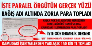 PARALEL ÖRGÜTÜN GERÇEK YÜZÜ