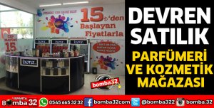 PARFÜMERİ VE KOZMETİK MAĞAZASI DEVREN SATILIK