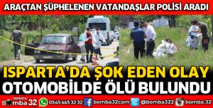 PARK HALİNDEKİ OTOMOBİLDE ÖLÜ BULUNDU