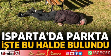 Parkta bu halde bulundu