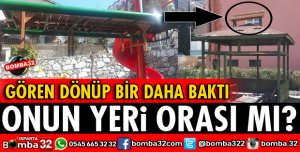 PARKTAN SÖKTÜĞÜ BANKI KAMELYANIN TEPESİNE KOYDULAR