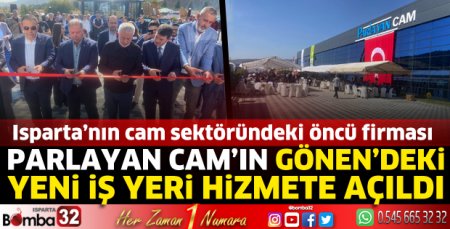 Parlayan Cam’ın Gönen’deki yeni iş yeri hizmete açıldı