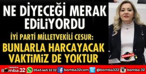 PARTİMİZİN YIPRATILMASINI TASVİP ETMİYORUM