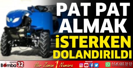 Pat pat almak isterken dolandırıldı