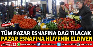 PAZAR ESNAFINA HİJYENİK ELDİVEN  
