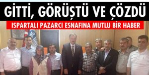 PAZAR ESNAFINA MÜJDE!