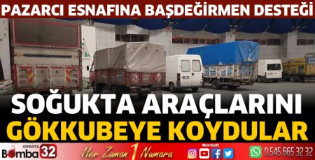 Pazarcı esnafına Başdeğirmen desteği