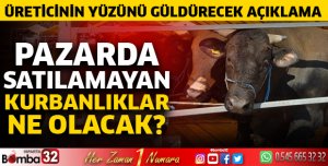 Pazarda satılamayan kurbanlıklar ne olacak? 