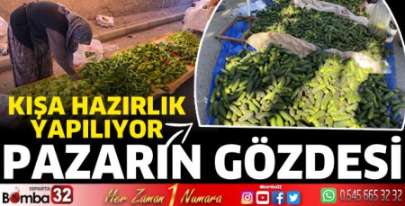 Pazarda turşuluklar gözde