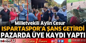 Pazarda üye kaydı yaptılar