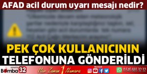 Pek çok kullanıcının telefonuna gönderildi
