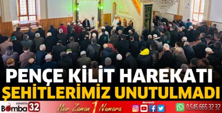 Pençe Kilit Harekatı şehitlerimiz unutulmadı