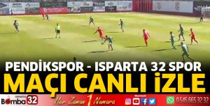 Pendikspor - Isparta 32 Spor maçı canlı izle