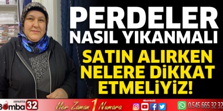 Perde nasıl yıkanmalı