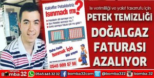 PETEK TEMİZLİĞİ İLE DOĞALGAZ FATURASI AZALIYOR