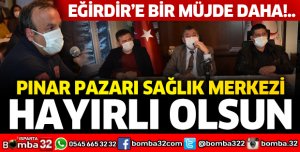 PINAR PAZARI SAĞLIK MERKEZİ HAYIRLI OLSUN.