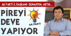 Pireyi deve yapıyor