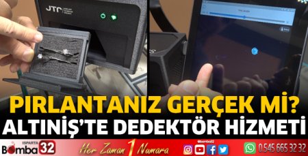 Pırlantanız gerçek mi?