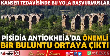 Pisidia Antiokheia’da önemli bir buluntu ortaya çıktı