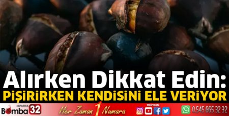 Pişirirken kendisini ele veriyor