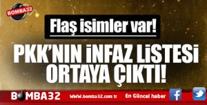 PKK'nın infaz listesi bulundu