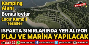 PLAJ VE MARİNA YAPILACAK